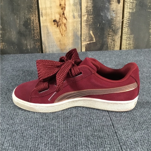 Puma suede sneakers large shoelace children size 5.5 - Picture 4 of 9